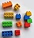 Lifetime Inc Coolest Mini Figure Shape Cutout Self-Stick Notepads - Bricks or Building Blocks Theme
