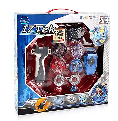 Bey Battle Gyro Burst Evolution Attack Pack for Battling Top Game Included 4 X Burst Gyro,2 X Launcher,1 x Stadium,4 X Stickers