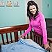 QuickZip Crib Sheet Set - Faster, Safer, Easier Baby Crib Sheets - Includes White Wraparound Base & 3 Zip-On Crib Sheets – White 100% Cotton - Fits All Standard Crib Mattresses