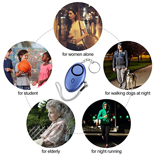 6 Personal+Keychain+Self+Defense+Electronic+Emergency