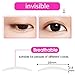 Natural Invisible Fiber Single Side Sticky Eyelid Tape Stickers - Instant Eyelid Lift Without Surgery - Perfect for Saggy, Hooded, Droopy, Uneven, Mono-eyelids