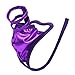 MSemis Men's Sexy C-String Bikini Thong G-String Underwear Purple One Size