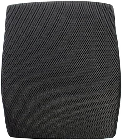 Yenzch Bamboo Charcoal Breathable Cushion Back Lumbar Support- Black