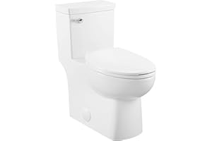 Swiss Madison Well Made Forever SM-1T116 Classe One Piece Toilet with Front Flush Handle 1.28gpf, Glossy White