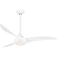 Minka-Aire F844-WH, Light Wave, 52" Ceiling Fan, White