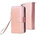 E LV Case for Google Pixel XL Case Cover PU Leather Flip Folio Wallet Purse Case Cover for Google Pixel XL - [Rose Gold]