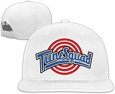 Tune Squad Logo Embroidery Fitted Flat Bill Baseball Hat