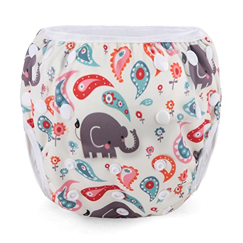 Martofbaby Unisex Baby Swim Diaper Reusable Adjustable Swimwear for Newborn Toddler