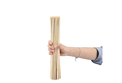 Smartbuyer Bamboo Cocktail Party Sticks Kebab Skewers,Long Toothpicks. Hot 9.85 100Pcs