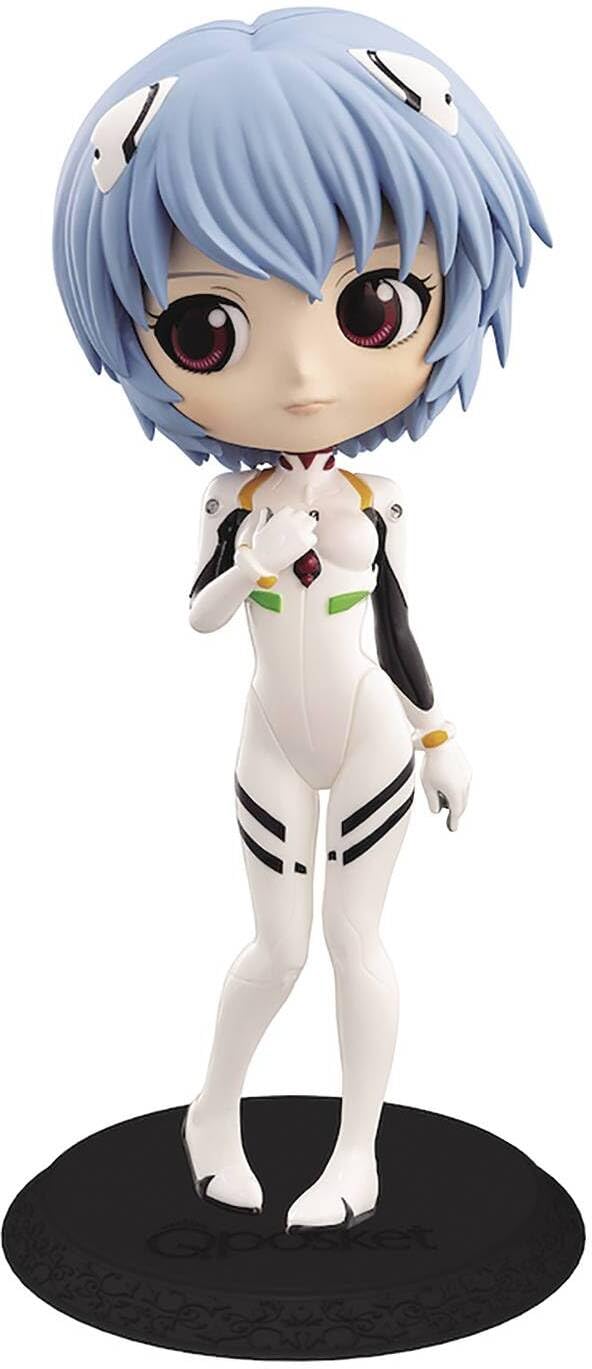 Banpresto - Evangelion Figurine - REI Ayanami Plugsuit Style Ver A QPosket 14 cm - 4983164163797