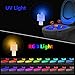 GLAWEE Toilet Night Light with Function of Aromatherapy and UV Sterilizer, Motion Activated, 16-Colors of LED Light for Toilet Bowl