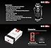 Klarus Mi1C 600 Lumen Side Switch EDC Titanium Flashlight 16340 Mini Bright w/ 16340 Battery + LightJunction USB Wall and Car Adaptors