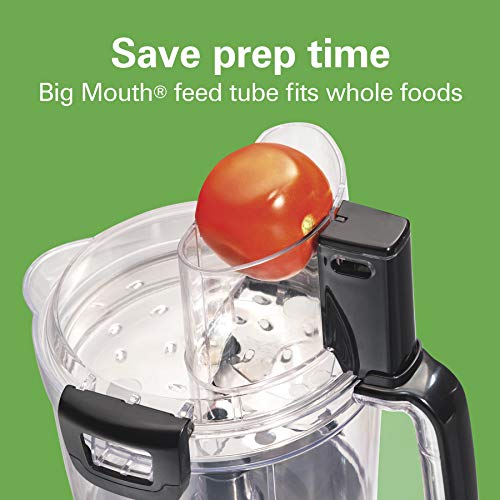 Hamilton Beach Stack & Snap Food Processor and Vegetable Chopper, BPA Free, Stainless Steel