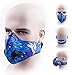 Cycling Mask, MoHo Dustproof Mask Half Workout Mask Activated Carbon Filtration Dust Exhaust Gas Anti PM2.5 Pollen Allergy for Running, Training, Fitness and More Outdoor Sports