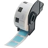 BETCKEY - Square Labels Replacement for Brother DK-1221 (0.9 in x 0.9 in), Compatible with Brother QL Label Printers [1 Rolls/1000 Labels, Light Blue]