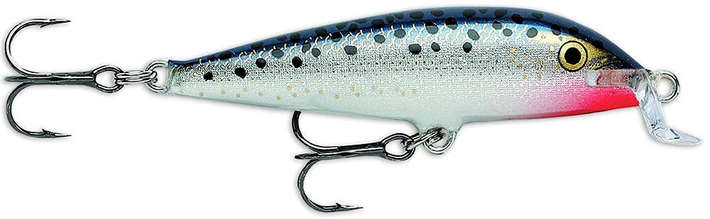 Rapala Team Esko Lure with Two No. 6 Hooks, 1.2-1.8 m Swimming Depth, 7 cm Size, Steel Foil