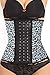 Lady Slim Fajas Colombianas Reductoras Y Moldeadoras para Mujer Underbust Waist Cincher Sport Girdle Hourglass Body Shaper (Blue, Large)