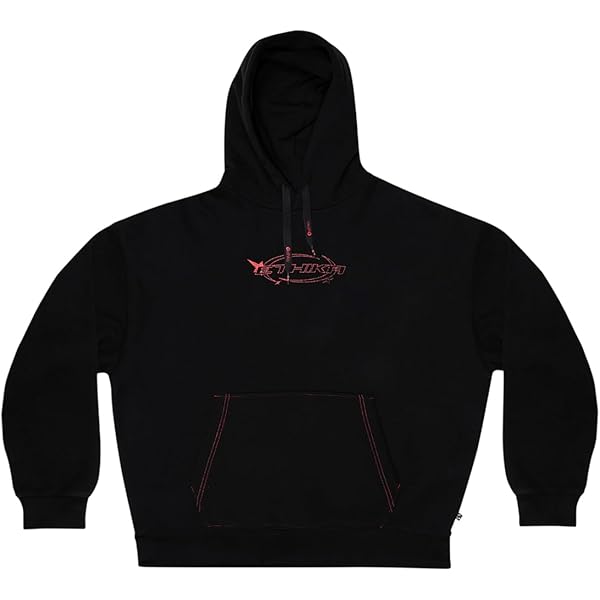 black and infrared hoodie
