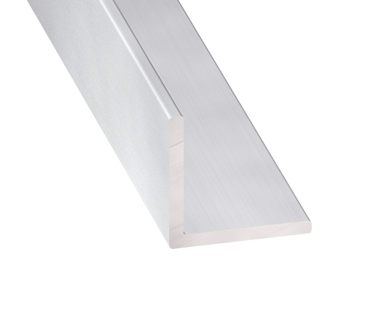 CQFD Anodised Aluminium Angle, 15 x 19 x 15 x 1.5 mm, Gray, Square, Industrial Grade