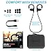 Bluetooth Running Headphones - EXCLUSIVE 2018 - Best Small Sport Headphones - Adjustable Ear Hooks - Wireless Headphones w/ Mic - Waterproof IPx7 Workout Headphones Earbuds for Men Women - Up to 8 Hrs