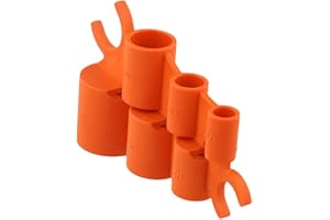 6-in-1 Pipe Deburring Tool and Depth Gauge Kit for 1/4" to 1" Fittings, Copper PEX CPVC PERT Tube Remover with Outer Diameter