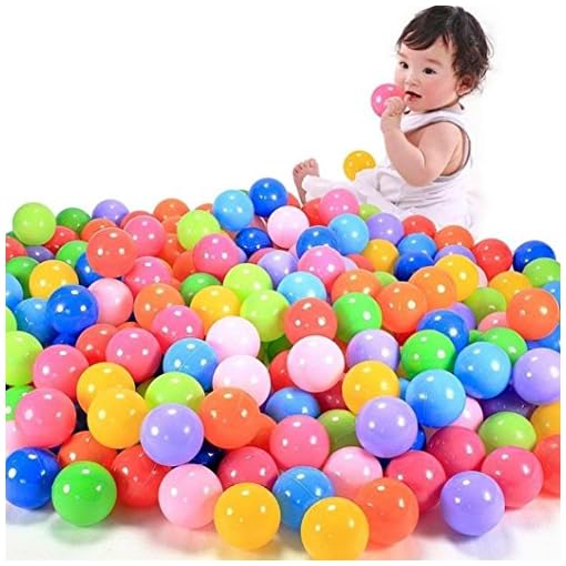 FEITONG 100pcs Colorful Ball Fun Ball Soft Plastic Ocean Ball Baby Kid Toy Swim Pit Toy