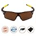 J+S Active PLUS Cycling Outdoor Sports Athlete's Sunglasses, 100% UV protection