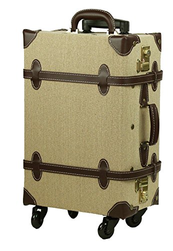 moierg vintage trolley luggage
