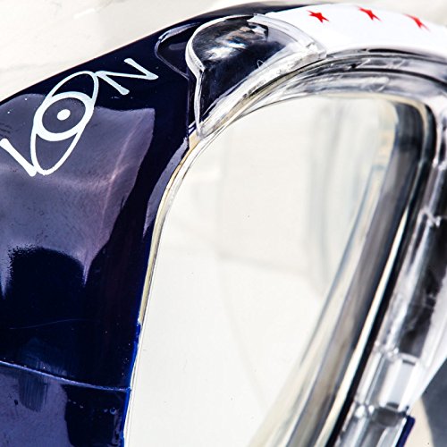 image for New Oceanic Ion Scuba Diving & Snorkeling Mask (Patriotic Red, White &