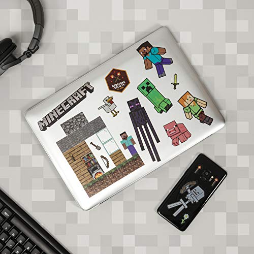 Paladone Minecraft Gadget Decals Includes 4 Sheets Removable Vinyl