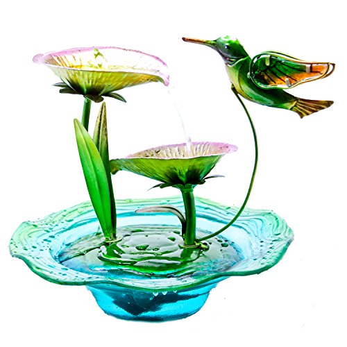 ReLIVE 12 Inch Indoor Electric Cascading Tabletop Water Fountain with