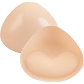 AibeiYinger Double Sided Sticky Bra Inserts, Reusable Invisible Adhesive Push Up Pads for Backless Dress &amp; Bikinis