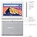 Dragon Touch K10 Tablet 10.1 inch Android Tablet with 16 GB Quad Core Processor, 1280×800 IPS HD Display, Micro HDMI, GPS, FM – Silver Metal Bodythumb 1