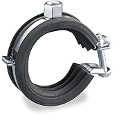 Superfix Cushioned Pipe Clamp, 2 1/2 In