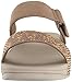 FitFlop Women's Lulu Popstud Slide Sandal Flip Flop, Desert Stone, 7 M US