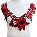 Craft Embroidered Lace Collar Patches Applique Motif Venise Scrapbooking Sewing Accessories for Women 1 Piece / T1374