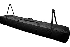 Adnee 83" L x 12" W Heavy Duty Party Tent Poles Storage Bag-600D Oxford Canopy Pole Bag with Padded Handles and Dual Zipper-P