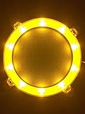 Night Gamez HaloHoles LED Cornhole Night Lights (Set of 2) - Yellow/Amber