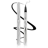 FUERHPSH 2pcs Waterproof Liquid Eyeliner, 24-Hour Long-Lasting Black Liquid Eyeliner, Lightweight Silky Smooth Eye Makeup, Eyeliner Pen for Older and Young Women