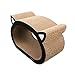 PetCheer Cat Face Ultimate Scratcher Lounge Bed with Catnip, Ovalthumb 2