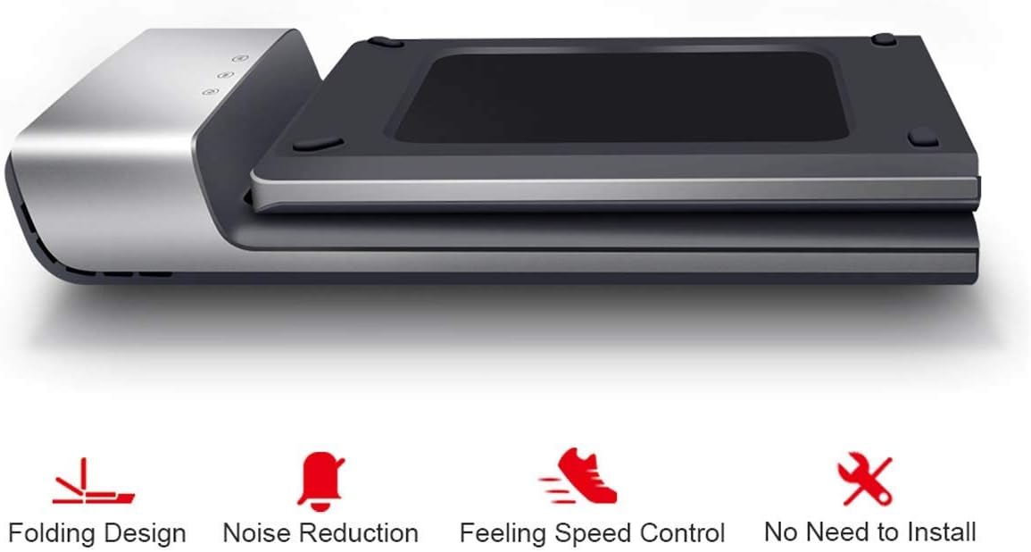 XRZY YXZQ Sport Walking Equipment, Electric Treadmill, Smart Foldable Machine Conveyor Belt Body Building Training Fitness with Shock-Absorbing Running Board for Home Use
