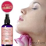 Simply I Love ORGANIC ROSE WATER SPRAY Toner for Face & Body. Soften Dry & Acne Prone Skin. Hydrate, Nourish & Revive - Amazing Skincare. Anti-Aging. Cruelty Free. SEE RESULTS or!