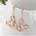 Mall of Style Mickey Jewelry Necklace and Earrings Set - Trendy Character Jewelry for Teenage Girls
