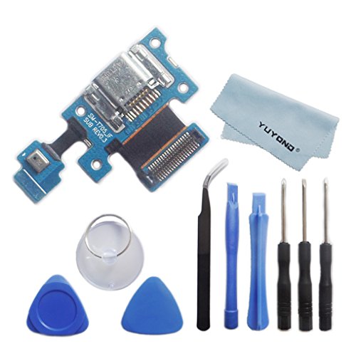 YUYOND New USB Charger Port Flex Cable Replacement for Samsung Galaxy Tab S 8.4 T705 + Tools Set + Clean Cloth (for T705) YUYOND New USB Charger Port Flex Cable Replacement for Samsung Galaxy Tab S 8.4 T705 + Tools Set + Clean Cloth (for T705)