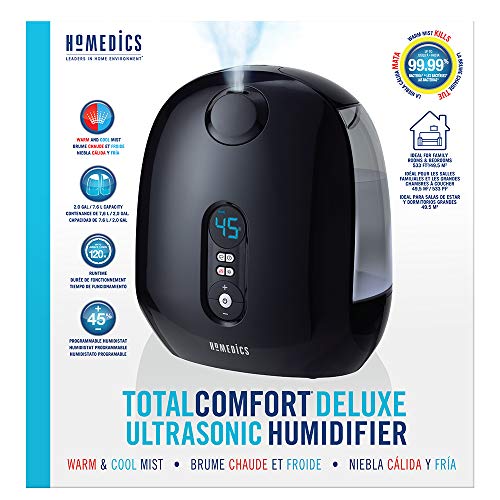 Homedics Deluxe Humidifier Large Air Humidifiers for