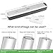 Vacuum Sealer ACRATO Food Packing Machine with Hose Automatic Vacuum Air Sealing System Plus 5pcs FREE Sealer Bags for Kitchen Dry & Moist Food Preservation and Compact Clothing Jewelry