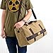 LVSOMT Duffel Bag Large Canvas Travel Sport Gym Bag Toiletry bag Carryon Luggage (gray)