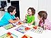 Educational Mealtime Plates for Kids, Set of 4 Unique Designs; Fun and Colorful Sturdy Melamine Plates for Children of All Ages; BPA Free