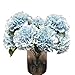TOOGOO(R) Artificial Hydrangea Flower 5 Big Heads Bouquet (Diameter 7