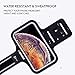 iPhone X/XR/Xs Max 8 7 6/6s Plus Armband Fits Samsung Galaxy S9 + s8 s7 s6 Edge Note 8 5 LG G6【Face Recognition Access】 Running Sport Workout Holder 7-18 Inch Arm Adjustable Elastic Band